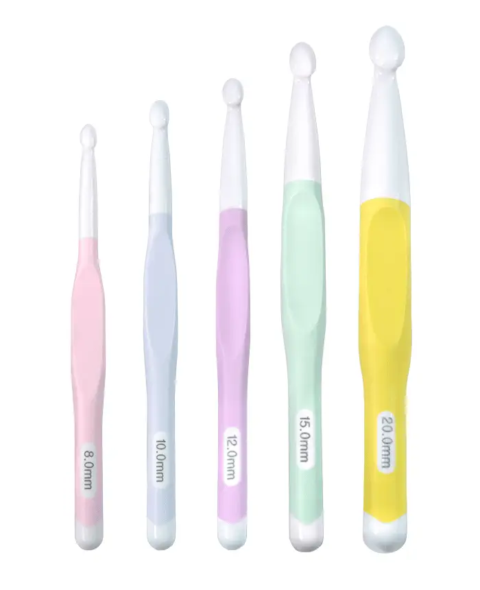 Agulha de Crochê Soft Plus tam. 15 a 20